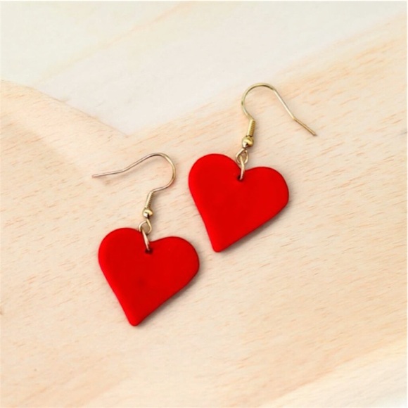 True Love ❤️ Polymer Clay Earrings by Mint&Rose - Picture 2 of 4